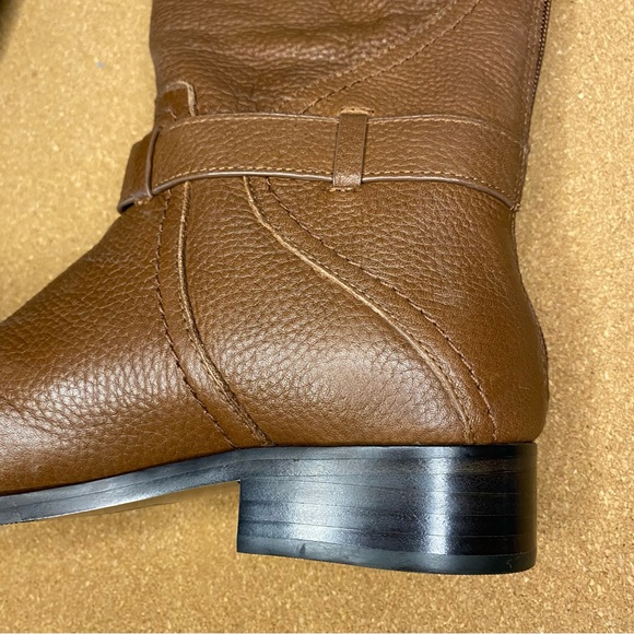 Tory Burch Claire 20MM Riding Boot Tumbled Leather Size 5.5 - Picture 4 of 16